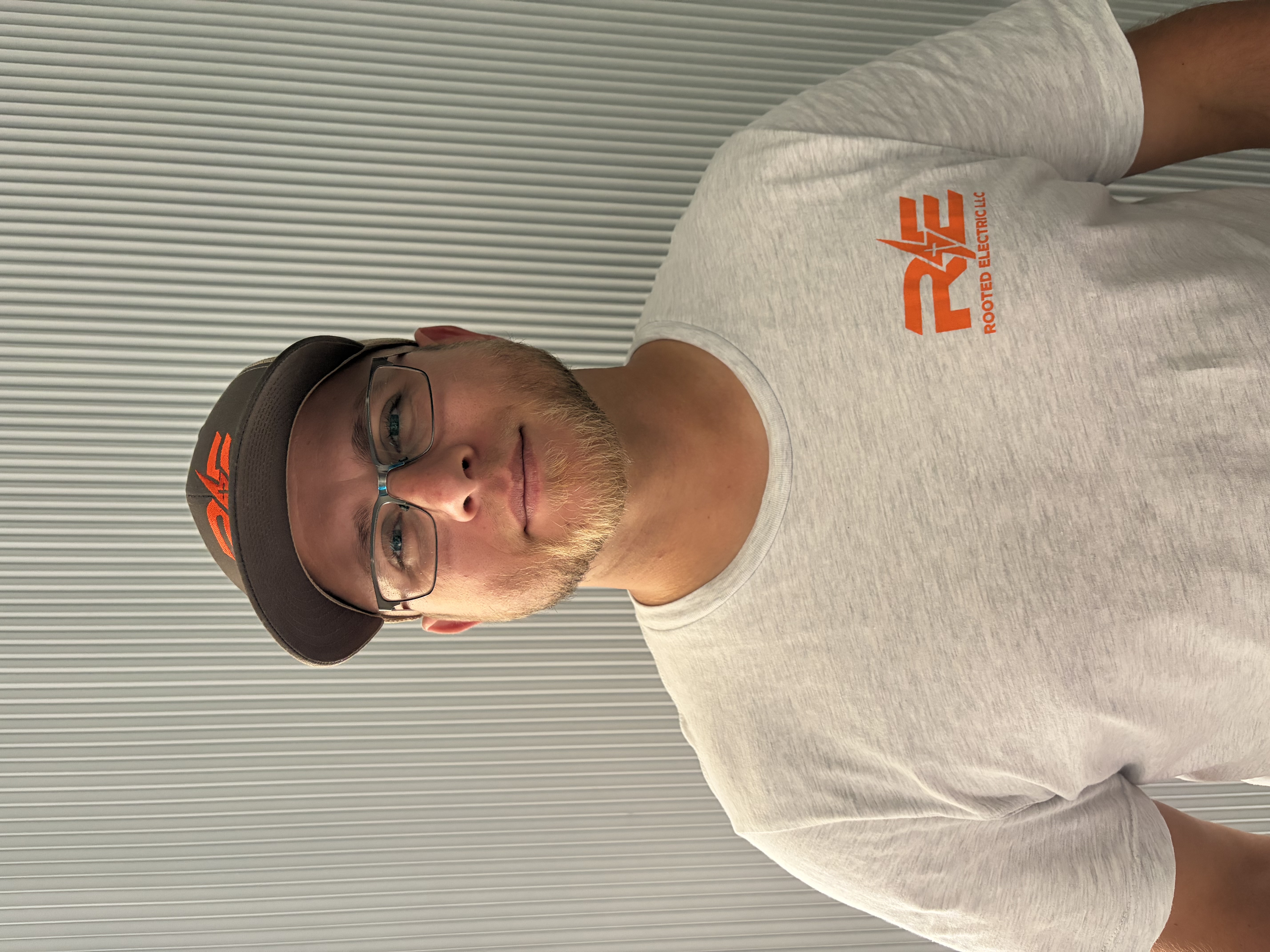 David Simmons, owner and lead electrician of Rooted Electric LLC