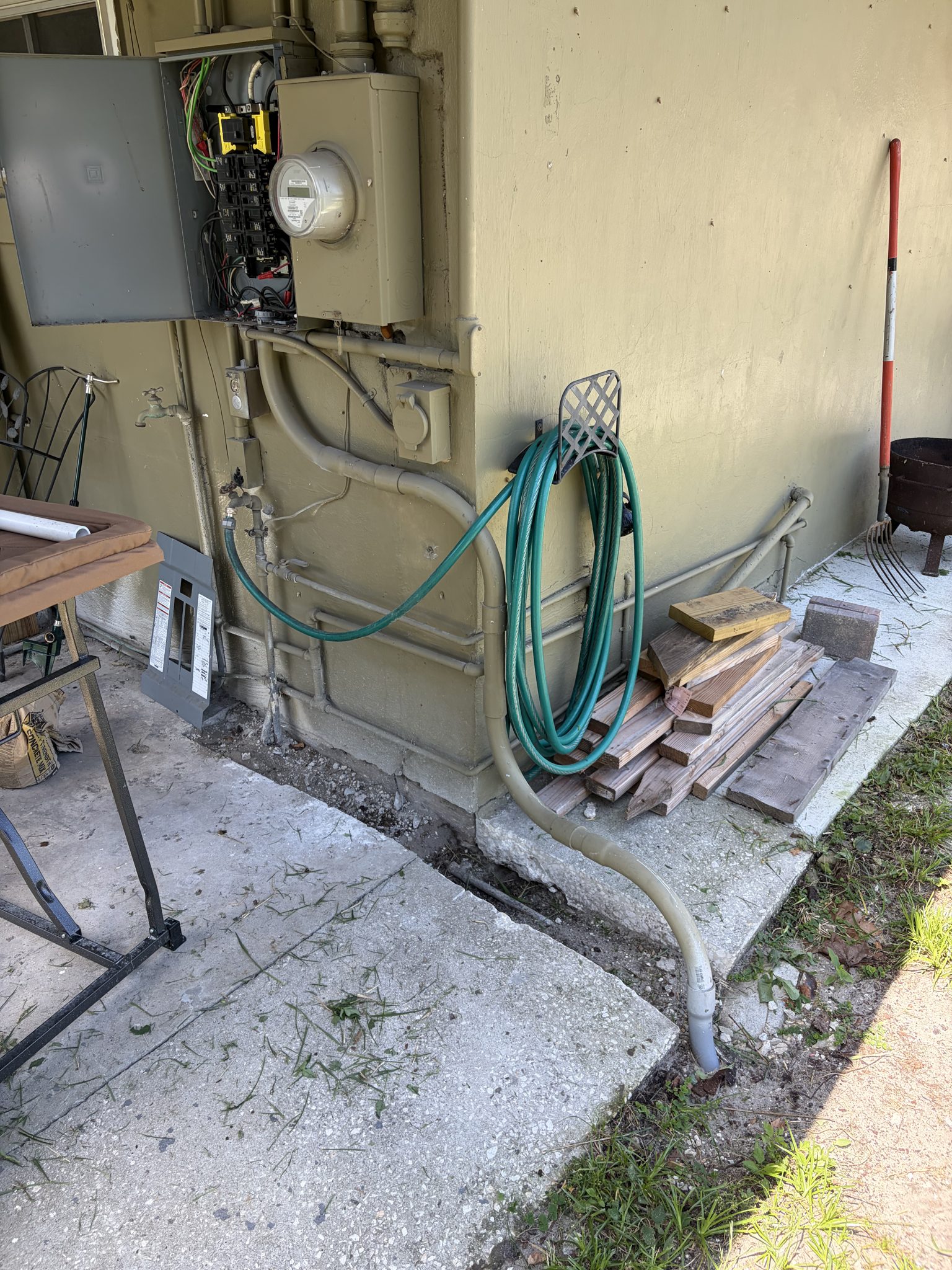 Home electrical panel after an upgrade.