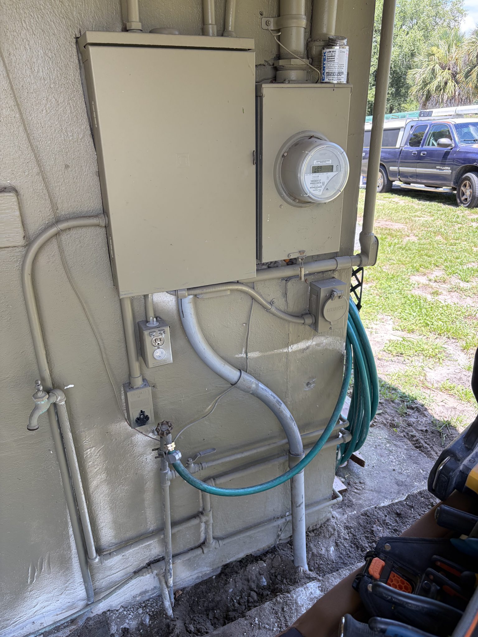 Second view of a home electrical panel after an upgrade.